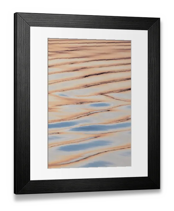 Framed Print : Canada, Nunavut, Northwest Passage, Bellot Strait at sunrise. Water detail reflecting dawn colors Framed Print : Canada, Nunavut, Northwest Passage, Bellot Strait at sunrise. Water detail reflecting dawn colors