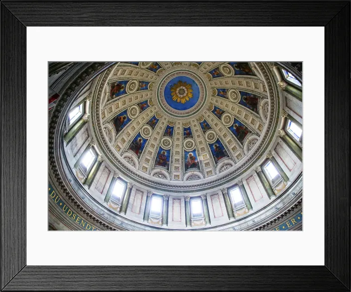 Framed Print : Copenhagen, Denmark. Frederik's Church Framed Print : Copenhagen, Denmark. Frederik's Church