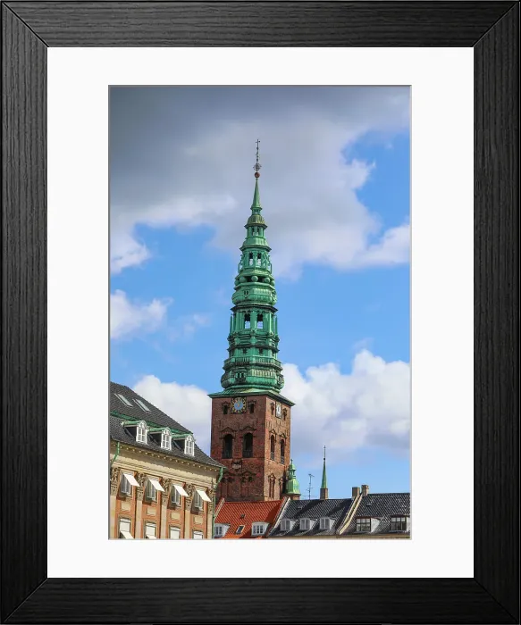 Framed Print : Copenhagen, Denmark. Christiansborg Palace tower Framed Print : Copenhagen, Denmark. Christiansborg Palace tower