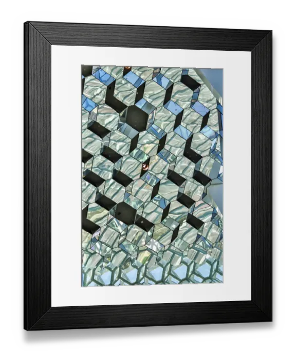 Framed Print : Iceland, Reykjavik. The concert hall Harpa Framed Print : Iceland, Reykjavik. The concert hall Harpa