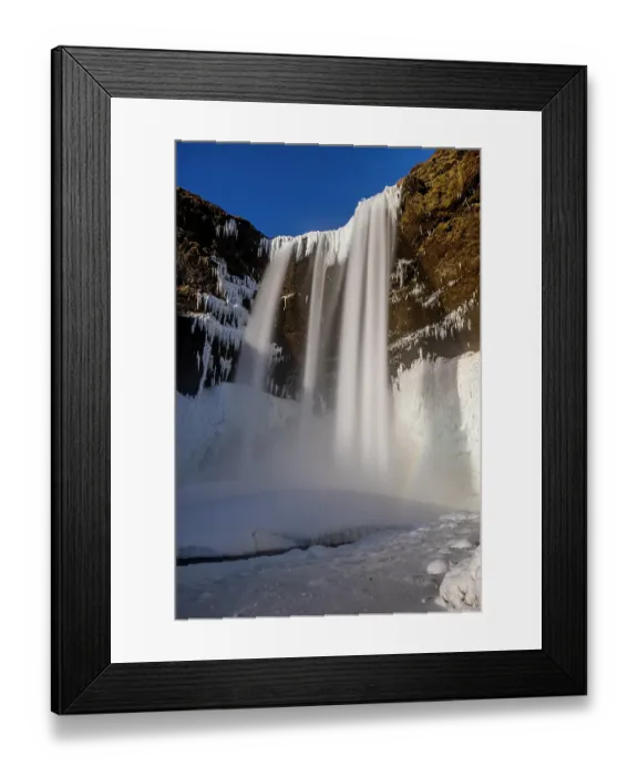 Framed Print : Iceland, Skogafoss Falls Framed Print : Iceland, Skogafoss Falls