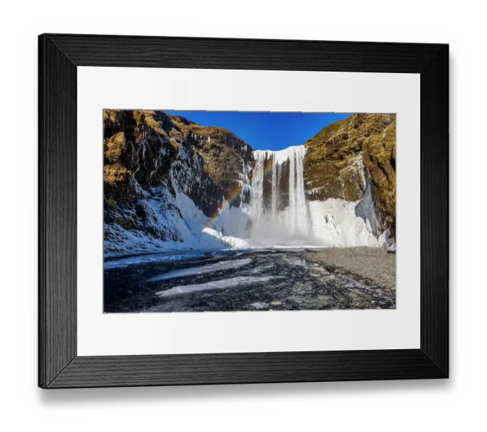 Framed Print : Iceland, Skogafoss Falls