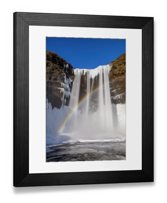 Framed Print : Iceland, Skogafoss Falls Framed Print : Iceland, Skogafoss Falls
