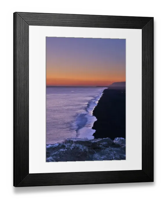 Framed Print : Iceland, Vik. Dyrholaey Lighthouse grounds