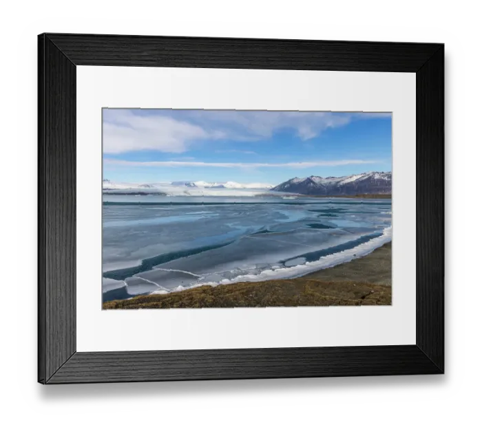 Framed Print : Iceland, Fjallsarlon Glacier Lagoon Framed Print : Iceland, Fjallsarlon Glacier Lagoon