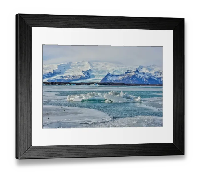 Framed Print : Iceland, Fjallsarlon Glacier Lagoon Framed Print : Iceland, Fjallsarlon Glacier Lagoon