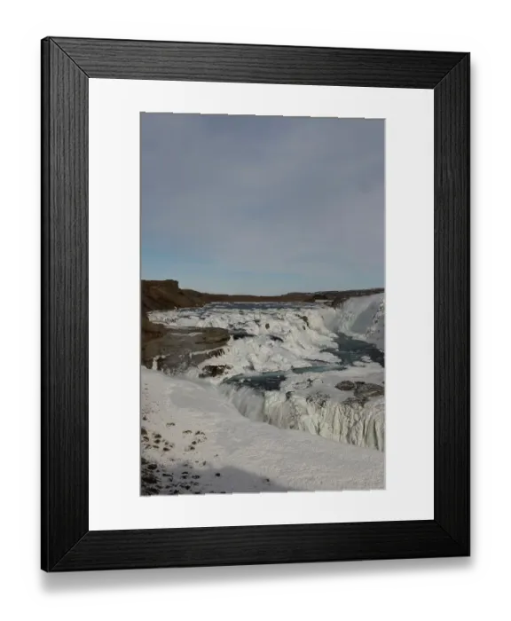 Framed Print : Iceland, Gullfoss Falls (Golden Falls) Framed Print : Iceland, Gullfoss Falls (Golden Falls)