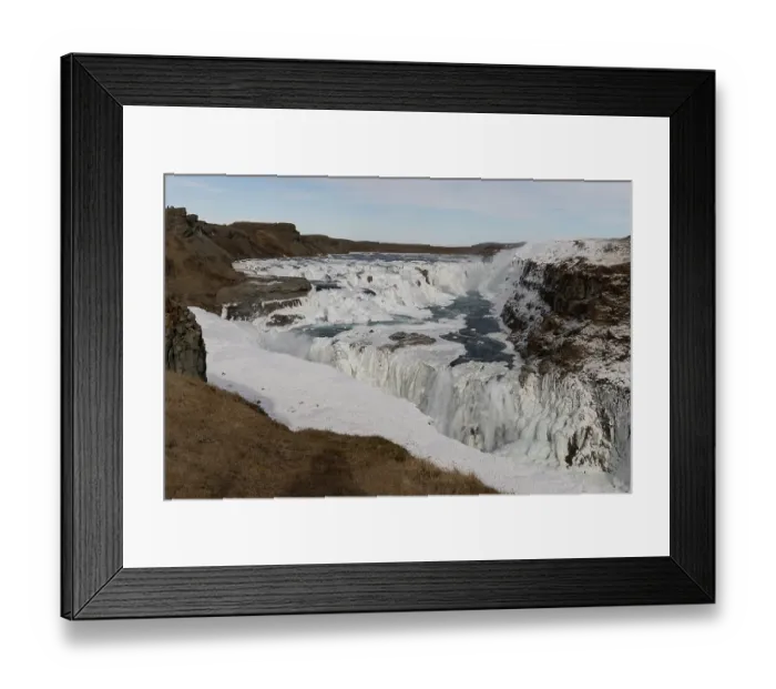 Framed Print : Iceland, Gullfoss Falls (Golden Falls) Framed Print : Iceland, Gullfoss Falls (Golden Falls)