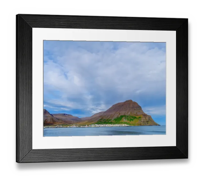 Framed Print : Iceland, Bolungarvik at fjord Isafjardardjup. The Westfjords (Vestfirdir) during autumn Framed Print : Iceland, Bolungarvik at fjord Isafjardardjup. The Westfjords (Vestfirdir) during autumn