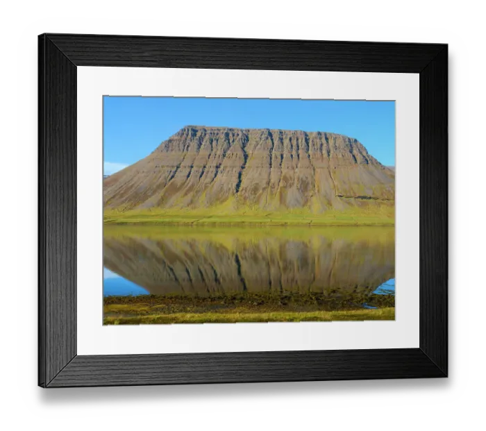 Framed Print : Iceland. Landscape in fjord Alftafjordur during autumn Framed Print : Iceland. Landscape in fjord Alftafjordur during autumn