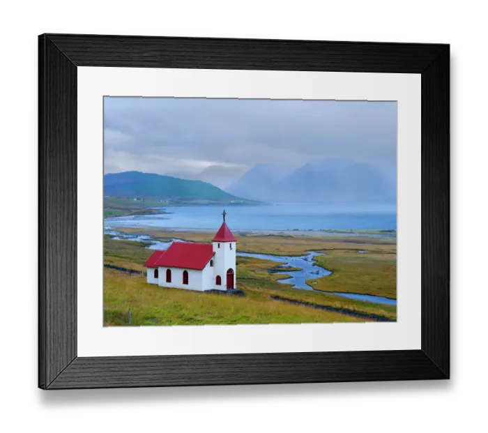 Framed Print : Iceland. Myrar settlement during autumn. (Editorial Use Only) Framed Print : Iceland. Myrar settlement during autumn. (Editorial Use Only)