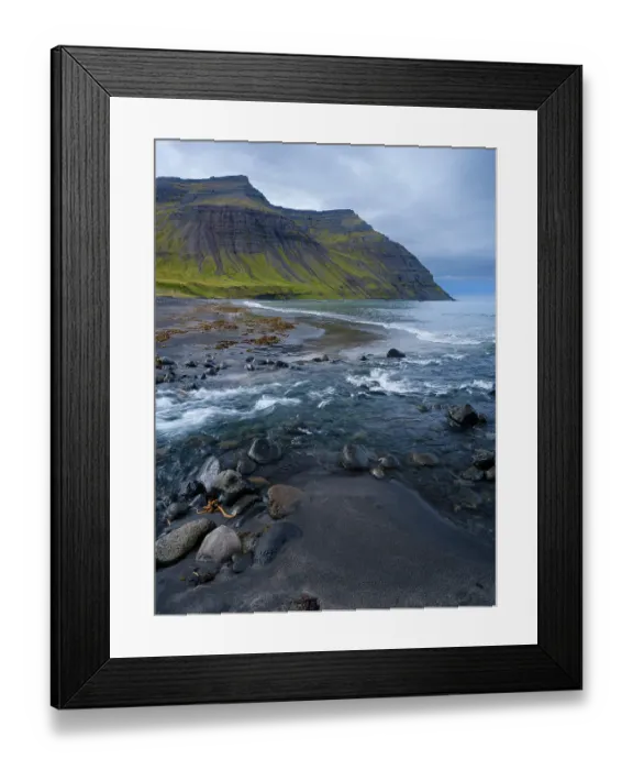 Framed Print : Iceland. Skalavik near Bolungarvik during autumn Framed Print : Iceland. Skalavik near Bolungarvik during autumn
