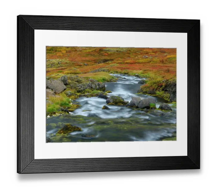 Framed Print : Iceland. Waterfall Dynjandi in Borgarfjordur during autumn Framed Print : Iceland. Waterfall Dynjandi in Borgarfjordur during autumn
