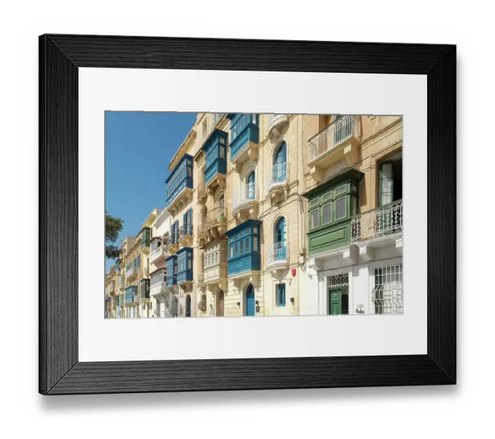 Framed Print : Malta. Old city of Valetta Framed Print : Malta. Old city of Valetta