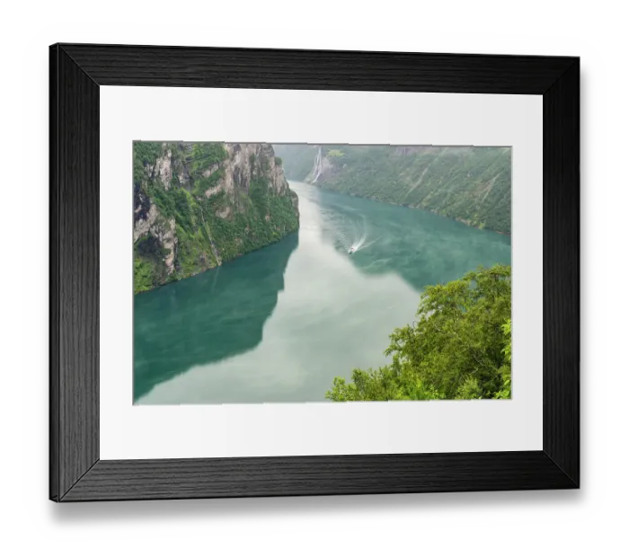 Framed Print : Norway. Tourist ship navigates fjord. ©Don Grall / Jaynes Gallery / DanitaDelimont.com Framed Print : Norway. Tourist ship navigates fjord. ©Don Grall / Jaynes Gallery / DanitaDelimont.com