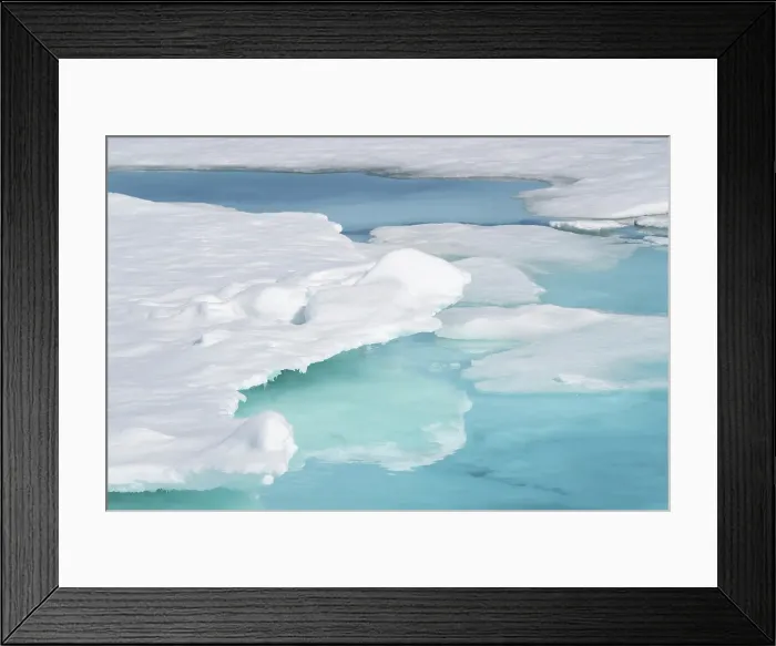 Framed Print : Norway, Svalbard. Pack ice formations. ©Don Grall  /  Jaynes Gallery  /  DanitaDelimont.com