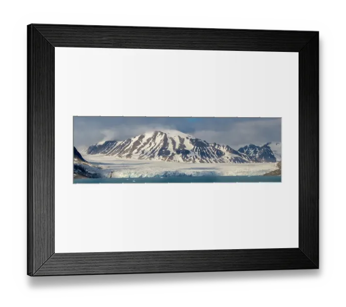 Framed Print : Norway, Svalbard. Panoramic of Monacobreen Glacier. ©Don Grall / Jaynes Gallery / DanitaDelimont.com Framed Print : Norway, Svalbard. Panoramic of Monacobreen Glacier. ©Don Grall / Jaynes Gallery / DanitaDelimont.com