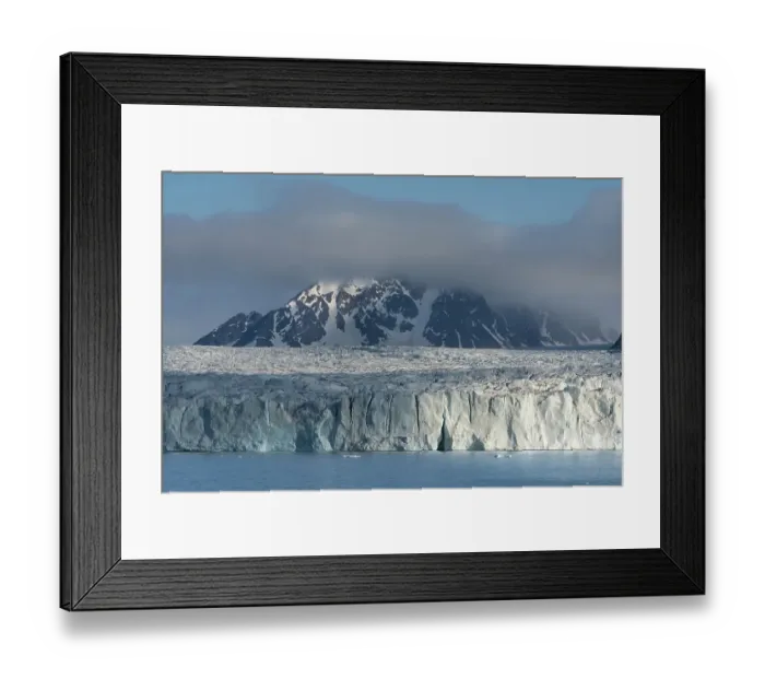 Framed Print : Norway, Svalbard. Monacobreen Glacier ends in Arctic Ocean. ©Don Grall / Jaynes Gallery / DanitaDelimont.com Framed Print : Norway, Svalbard. Monacobreen Glacier ends in Arctic Ocean. ©Don Grall / Jaynes Gallery / DanitaDelimont.com