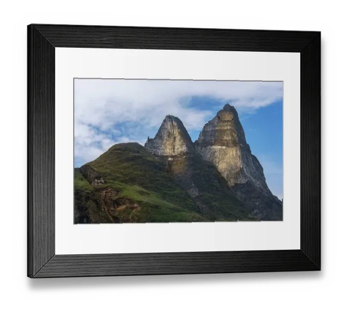Framed Print : Norway, Signaldalen. Landscape with Otertinden Mountain. ©Don Grall  /  Jaynes Gallery  /  DanitaDelimont.com