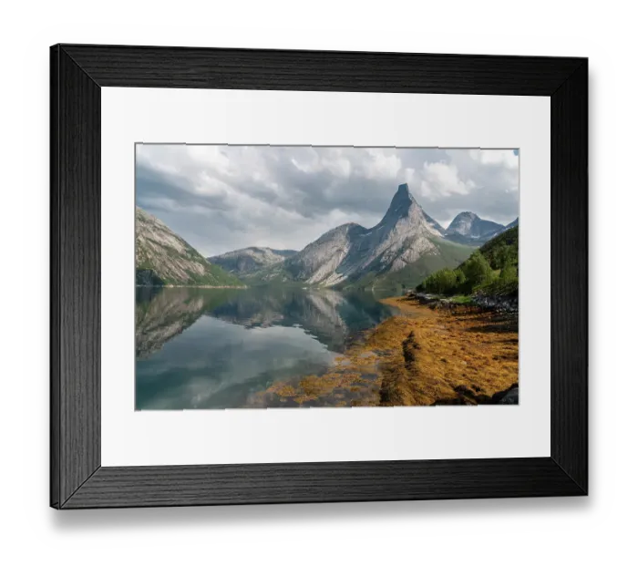 Framed Print : Norway, Narvik. Stetind Mountain and fjord. ©Don Grall / Jaynes Gallery / DanitaDelimont.com Framed Print : Norway, Narvik. Stetind Mountain and fjord. ©Don Grall / Jaynes Gallery / DanitaDelimont.com