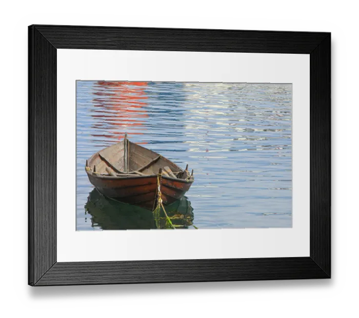 Framed Print : Alesund, Norway. Viking boat