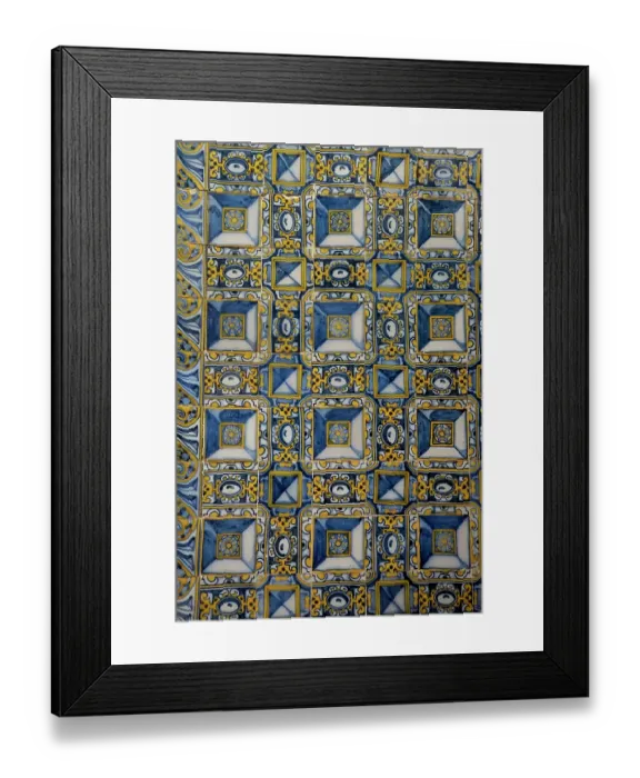 Framed Print : Tomar, Portugal. Traditional Portuguese tiles Framed Print : Tomar, Portugal. Traditional Portuguese tiles