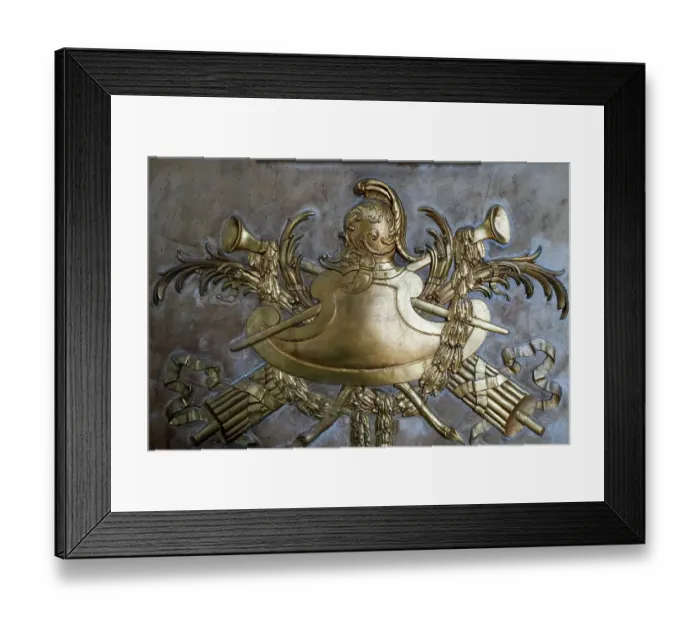 Framed Print : Lisbon, Portugal. Military crest Framed Print : Lisbon, Portugal. Military crest