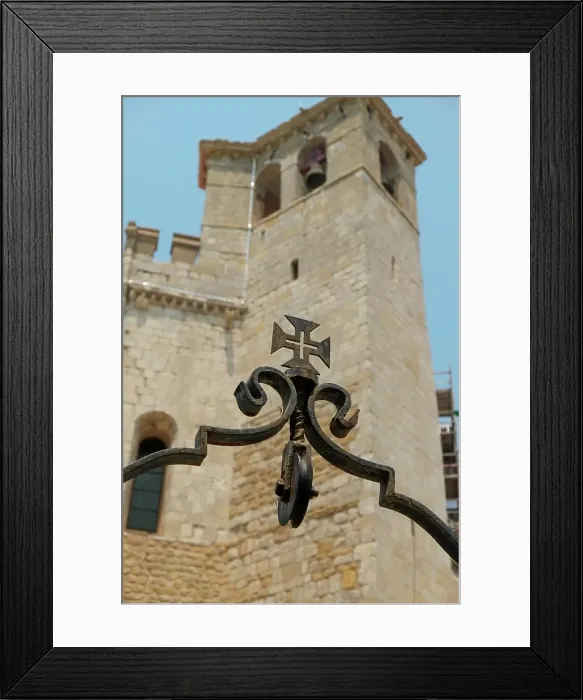 Framed Print : Tomar, Portugal. Tomar castle, home to the Convento de Christo and the last of the Knights Templar