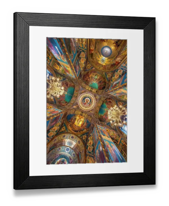Framed Print : Russia, St. Petersburg. Ceiling of the Church of the Savior on Spilled Blood. ©Jim Zuckerman / Jaynes Gallery / DanitaDelimont.com. (Editorial Use Only) Framed Print : Russia, St. Petersburg. Ceiling of the Church of the Savior on Spilled Blood. ©Jim Zuckerman / Jaynes Gallery / DanitaDelimont.com. (Editorial Use Only)