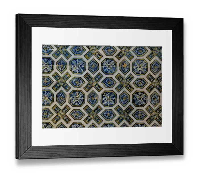 Framed Print : Tomar, Portugal. Traditional Portuguese tiles Framed Print : Tomar, Portugal. Traditional Portuguese tiles