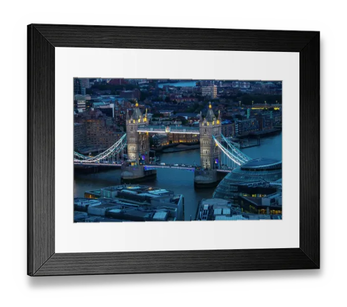 Framed Print : United Kingdom, England, London. The Tower Bridge at sunset. ©Jim Zuckerman  /  Jaynes Gallery  /  DanitaDelimont.com