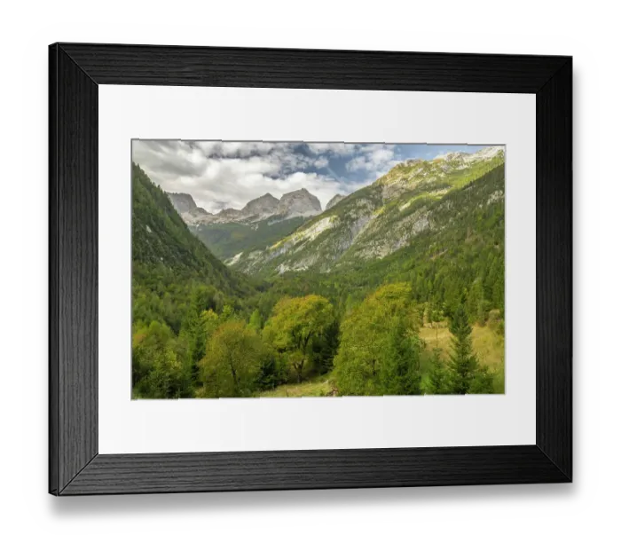 Framed Print : Slovenia, Triglav National Park. Landscape with forest and Julian Alps. ©Cathy & Gordon Illg / Jaynes Gallery / DanitaDelimont.com Framed Print : Slovenia, Triglav National Park. Landscape with forest and Julian Alps. ©Cathy & Gordon Illg / Jaynes Gallery / DanitaDelimont.com