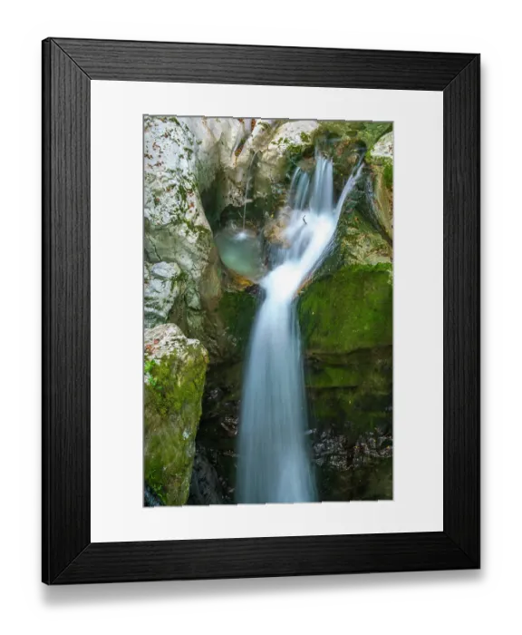 Framed Print : Slovenia, Soca River Valley. Close-up of Kozjak Brook cascade. ©Cathy & Gordon Illg / Jaynes Gallery / DanitaDelimont.com Framed Print : Slovenia, Soca River Valley. Close-up of Kozjak Brook cascade. ©Cathy & Gordon Illg / Jaynes Gallery / DanitaDelimont.com