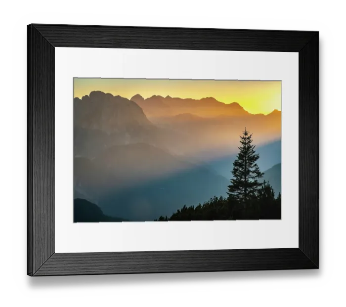 Framed Print : Slovenia, Triglav National Park. Landscape with misty sunset on Julian Alps. ©Cathy & Gordon Illg / Jaynes Gallery / DanitaDelimont.com Framed Print : Slovenia, Triglav National Park. Landscape with misty sunset on Julian Alps. ©Cathy & Gordon Illg / Jaynes Gallery / DanitaDelimont.com