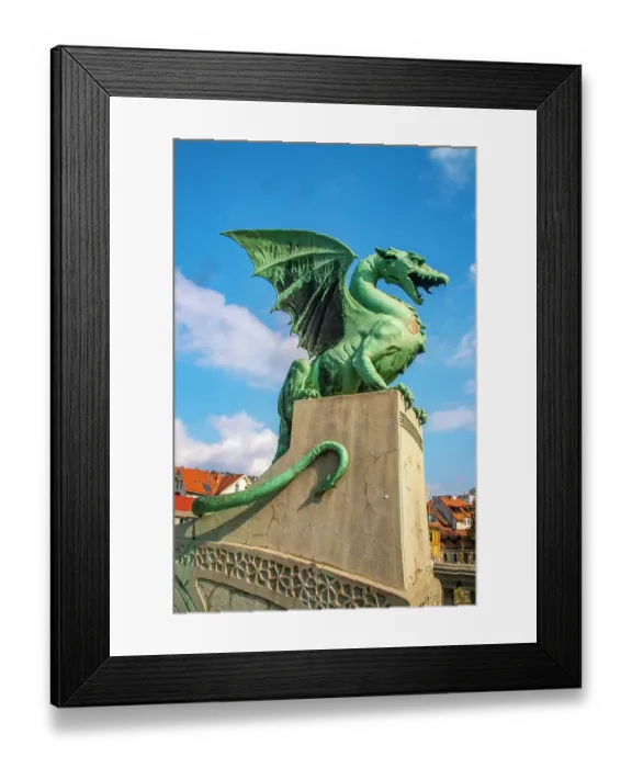 Framed Print : Slovenia, Ljubljana. Statue on Dragon Bridge. ©Cathy & Gordon Illg / Jaynes Gallery / DanitaDelimont.com Framed Print : Slovenia, Ljubljana. Statue on Dragon Bridge. ©Cathy & Gordon Illg / Jaynes Gallery / DanitaDelimont.com