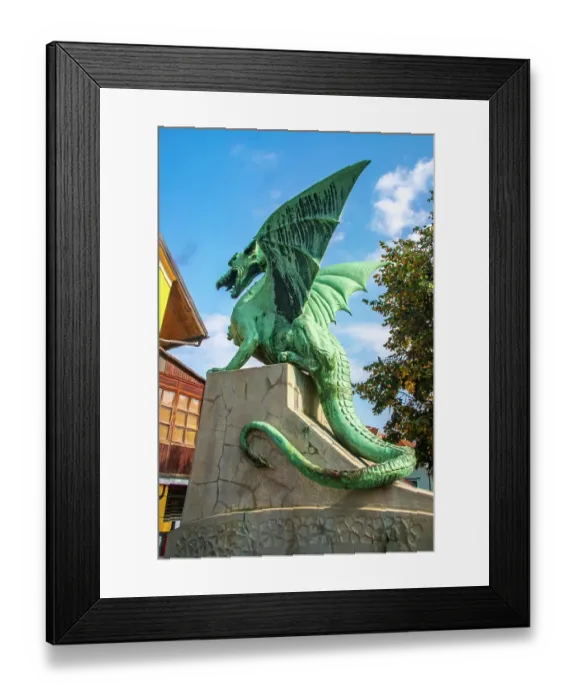 Framed Print : Slovenia, Ljubljana. Statue on Dragon Bridge. ©Cathy & Gordon Illg / Jaynes Gallery / DanitaDelimont.com Framed Print : Slovenia, Ljubljana. Statue on Dragon Bridge. ©Cathy & Gordon Illg / Jaynes Gallery / DanitaDelimont.com