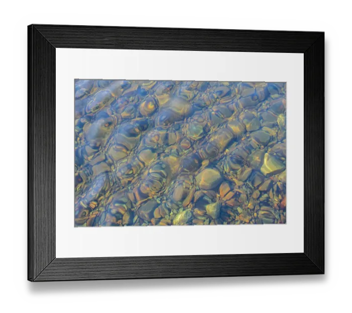 Framed Print : Greenland, Kangerlussuaq. Stones at the bottom of clear pons Framed Print : Greenland, Kangerlussuaq. Stones at the bottom of clear pons