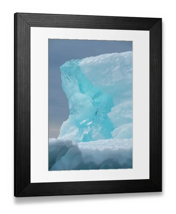 Framed Print : Greenland, Disko Island. Blue iceberg along the Kuannit Coast Framed Print : Greenland, Disko Island. Blue iceberg along the Kuannit Coast