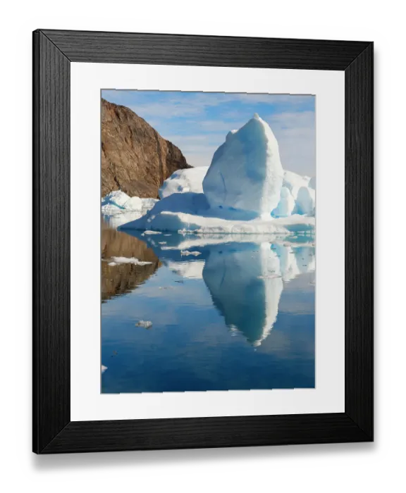 Framed Print : Landscape with icebergs in the Uummannaq Fjord System in the northwest of Greenland, Danish Territory. (Editorial Use Only) Framed Print : Landscape with icebergs in the Uummannaq Fjord System in the northwest of Greenland, Danish Territory. (Editorial Use Only)