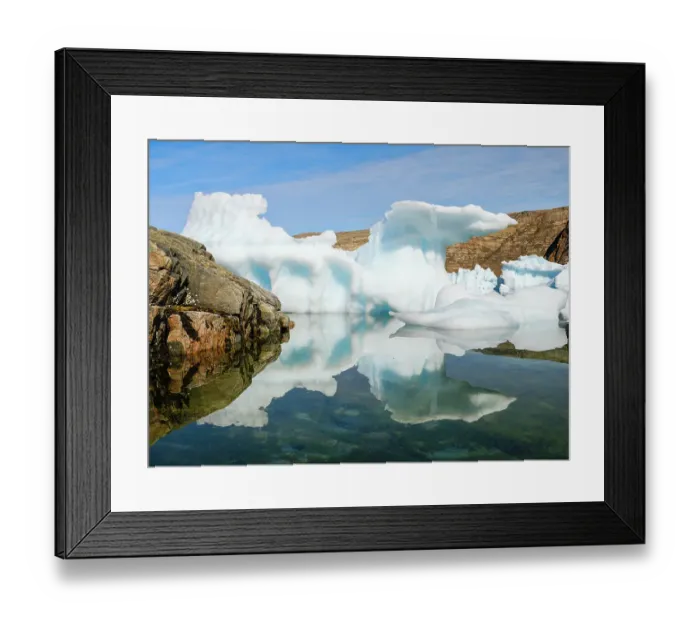 Framed Print : Icebergs in the Uummannaq Fjord System, northwest Greenland, Kingdom of Denmark Framed Print : Icebergs in the Uummannaq Fjord System, northwest Greenland, Kingdom of Denmark
