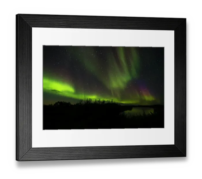 Framed Print : Aurora Borealis, the mystical night lights of the far north Framed Print : Aurora Borealis, the mystical night lights of the far north
