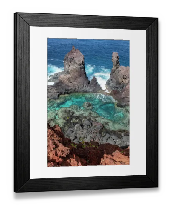 Framed Print : British Overseas Territory, Pitcairn Island. Saint Paul's Pool