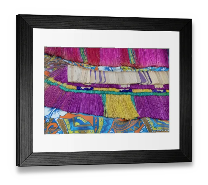 Framed Print : Papua New Guinea, Kuiawa Island, aka Kuyau. Colorful grass skirts Framed Print : Papua New Guinea, Kuiawa Island, aka Kuyau. Colorful grass skirts