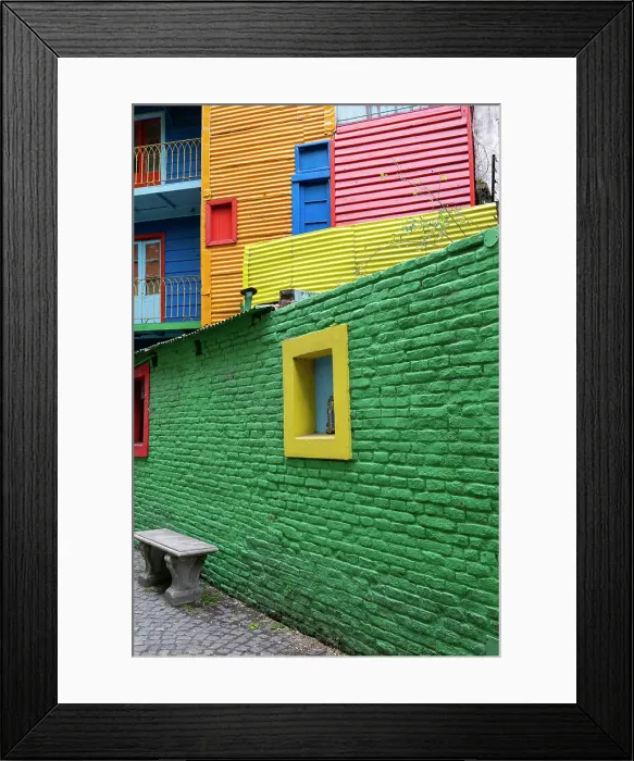 Framed Print : Argentina, Buenos Aires. La Boca, Tango Street