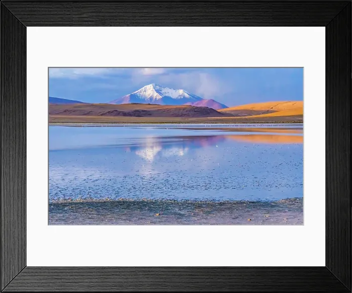 Framed Print : Laguna Honda, Bolivia. Landscape view of Deep Lake in the Andes Mountains of Bolivia Framed Print : Laguna Honda, Bolivia. Landscape view of Deep Lake in the Andes Mountains of Bolivia