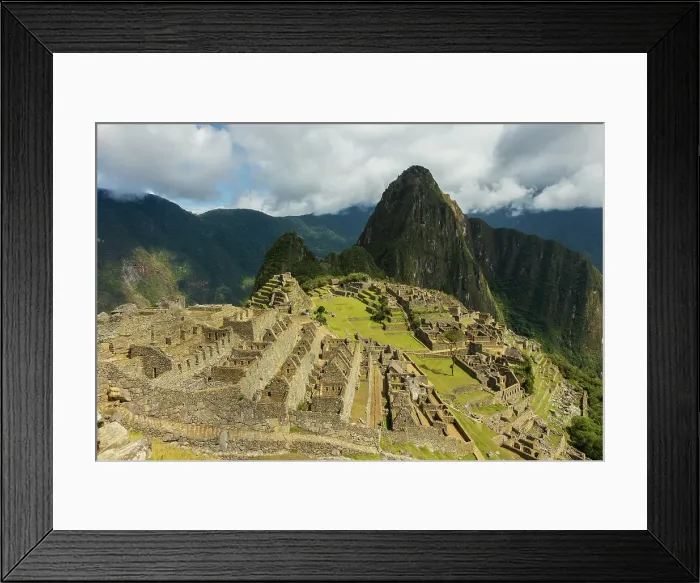 Framed Print : Mountain light on Machu Picchu, Peru Framed Print : Mountain light on Machu Picchu, Peru