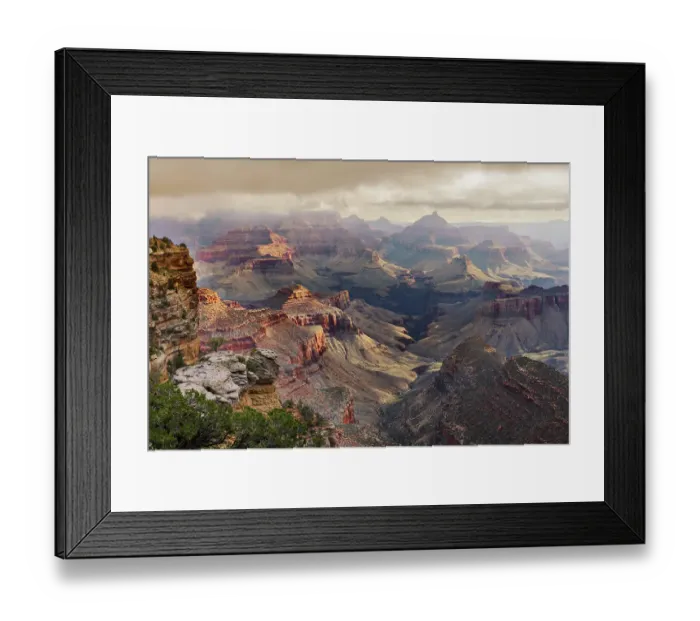 Framed Print : Clouds and mist, Grand Canyon National Park, Arizona Framed Print : Clouds and mist, Grand Canyon National Park, Arizona