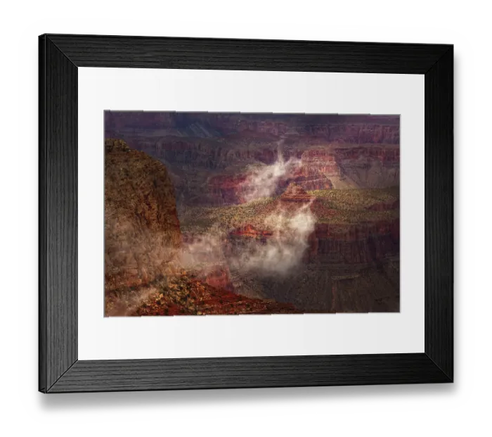 Framed Print : Morning mist, Grand Canyon National Park, Arizona Framed Print : Morning mist, Grand Canyon National Park, Arizona