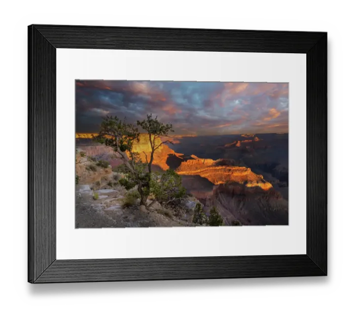 Framed Print : Sunset from south rim, Grand Canyon National Park, Arizona Framed Print : Sunset from south rim, Grand Canyon National Park, Arizona