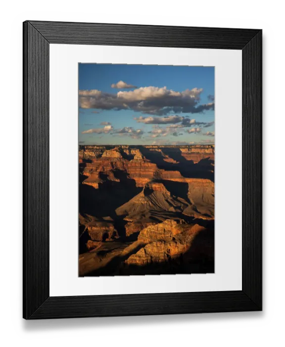 Framed Print : Sunset from south rim, Grand Canyon National Park, Arizona Framed Print : Sunset from south rim, Grand Canyon National Park, Arizona